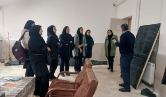 بازدید هنرجویان دختر رشته کشاورزی از دهکده فناوری و نوآوری شاهوار