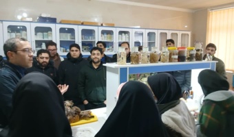 بازدید دانشجویان دانشگاه صنعتی شاهرود از بخش‌های تحقیقاتی مرکز و آشنایی با دستاوردها