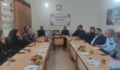 مراسم تکریم و معارفه رئیس اداره حراست مرکز سمنان(شاهرود)