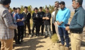 بازدید مسئولین اداره کل آموزش‌وپرورش استان از هنرستان کشاورزی شاهوار